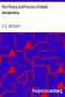 [Gutenberg 41135] • The Theory and Practice of Model Aeroplaning